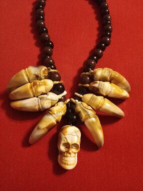 Voodoo witchdoctor necklace
